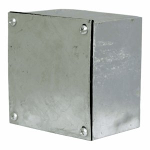 Caja Galva. En caliente B-20 200X200X100 Lisa tapa y empaquetadura