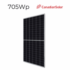 Panel Solar Bifacial de 705Wp Canadian Solar