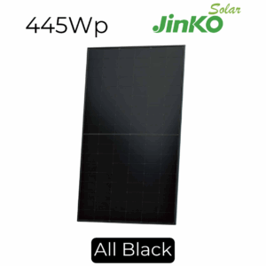 Panel Solar de 445Wp All Black Bifacial de Jinko